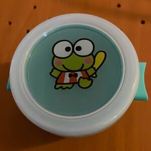 Sanrio Keroppi Melli 6 oz Food Storage Container with lid NEW